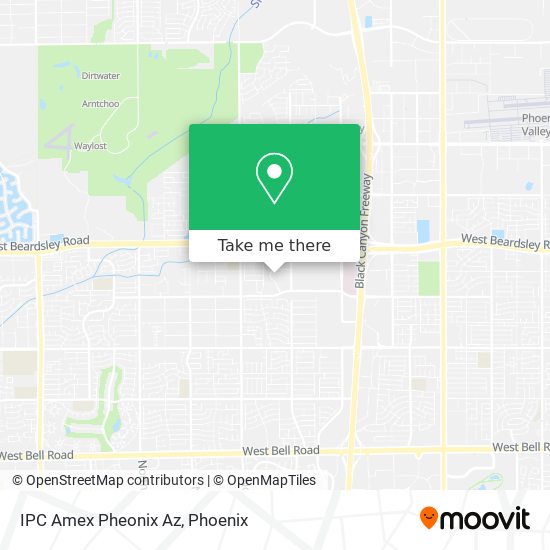 Mapa de IPC Amex Pheonix Az