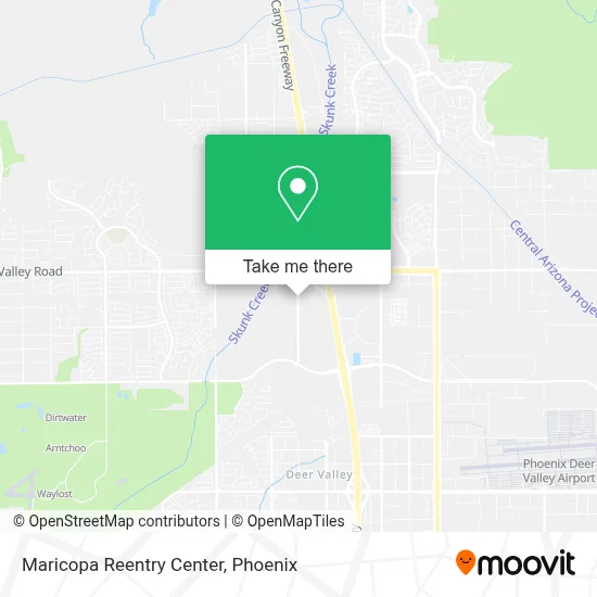 Maricopa Reentry Center map