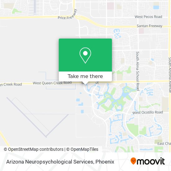 Mapa de Arizona Neuropsychological Services