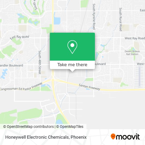 Mapa de Honeywell Electronic Chemicals