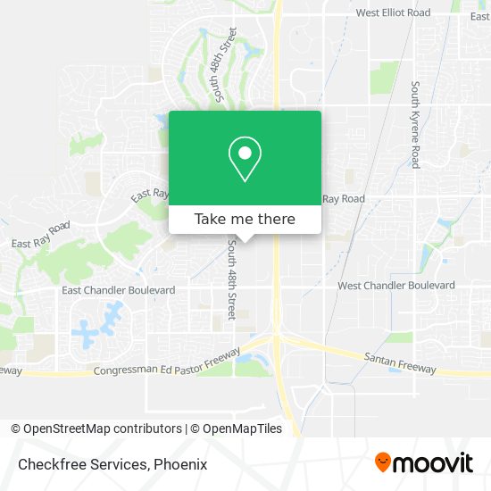 Checkfree Services map