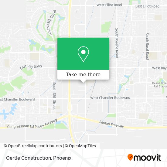 Oertle Construction map