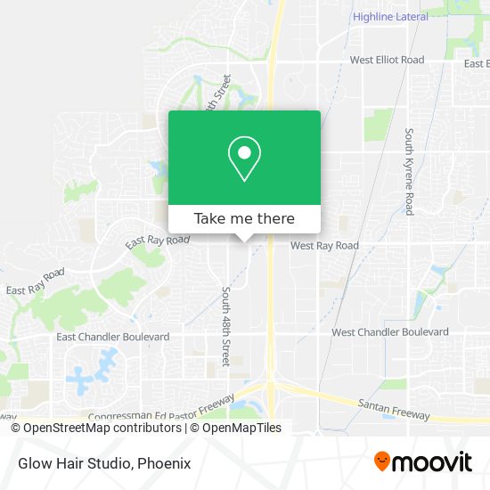 Glow Hair Studio map