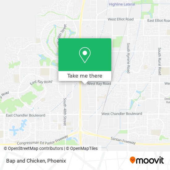 Mapa de Bap and Chicken
