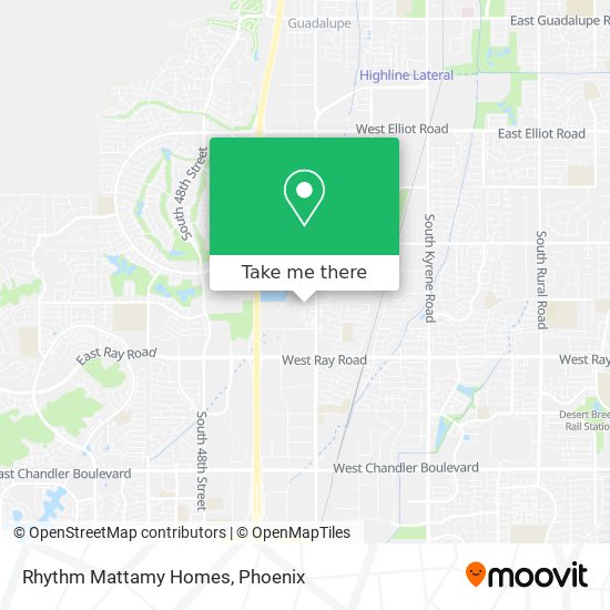 Rhythm Mattamy Homes map