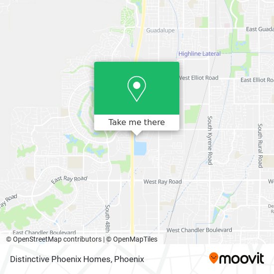 Mapa de Distinctive Phoenix Homes