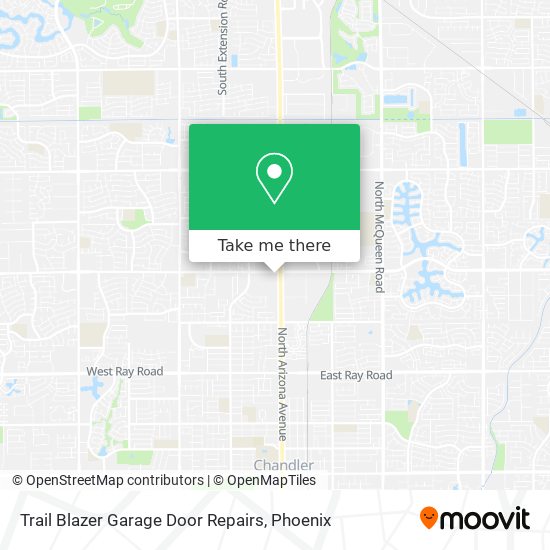 Trail Blazer Garage Door Repairs map