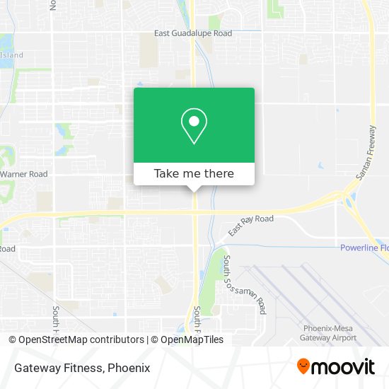 Mapa de Gateway Fitness