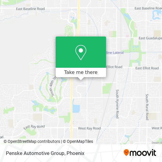 Penske Automotive Group map