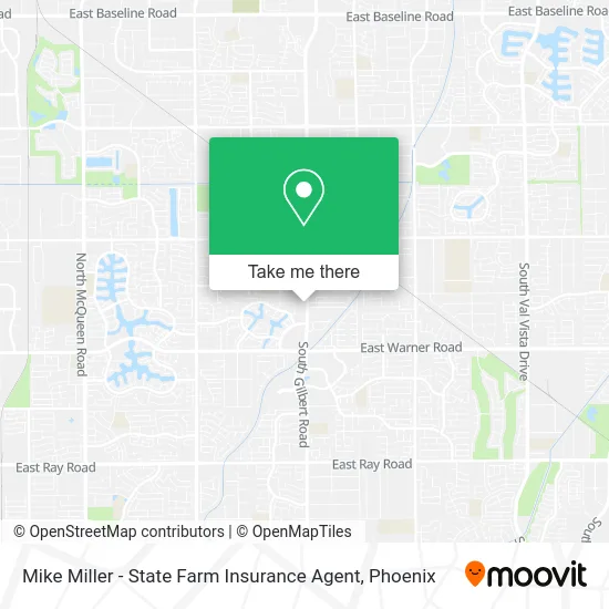 Mike Miller - State Farm Insurance Agent map
