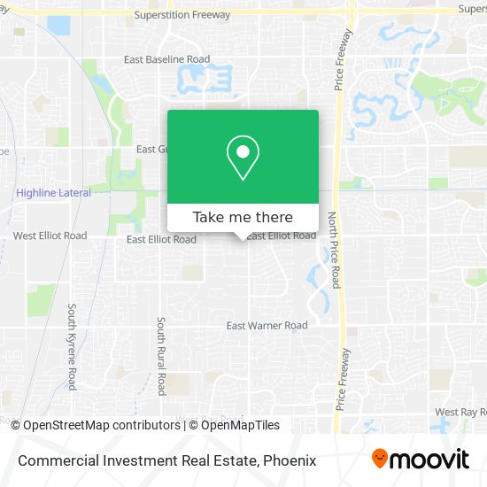 Commercial Investment Real Estate map