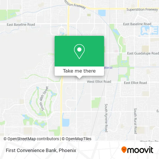First Convenience Bank map