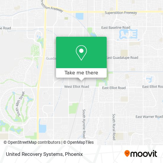 United Recovery Systems map