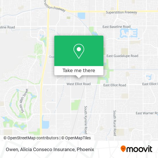 Owen, Alicia Conseco Insurance map