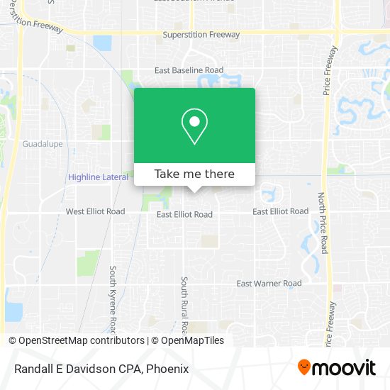 Randall E Davidson CPA map