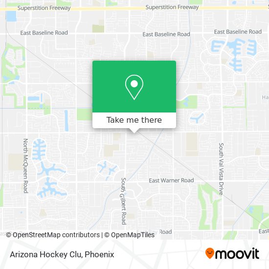 Mapa de Arizona Hockey Clu