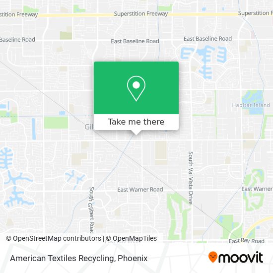 Mapa de American Textiles Recycling