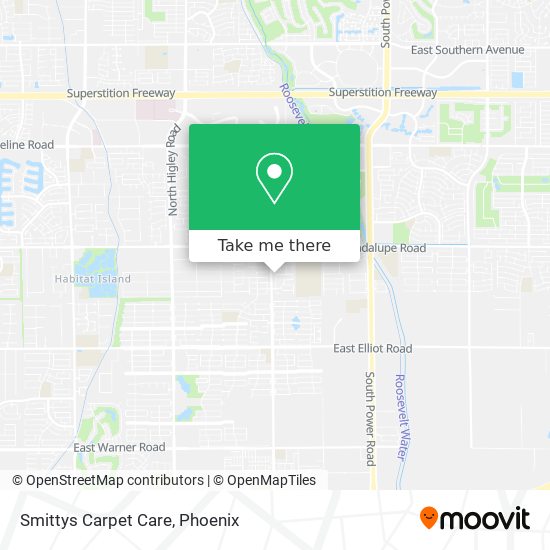 Smittys Carpet Care map