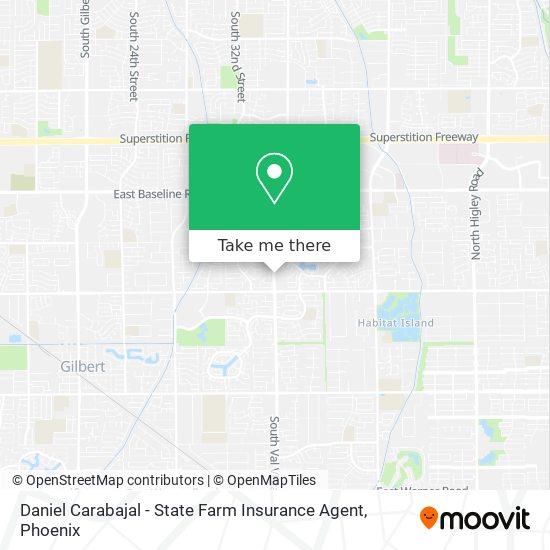 Daniel Carabajal - State Farm Insurance Agent map