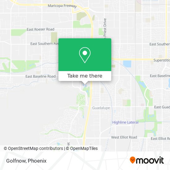 Golfnow map