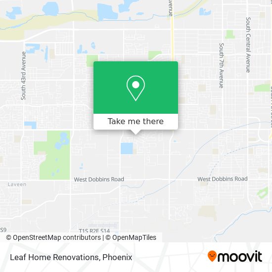 Leaf Home Renovations map