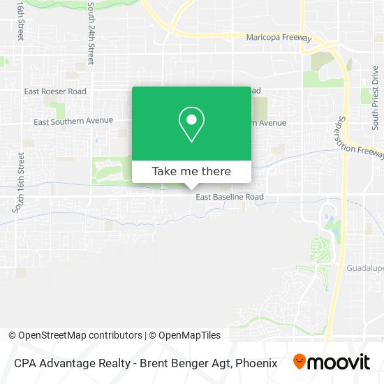 Mapa de CPA Advantage Realty - Brent Benger Agt