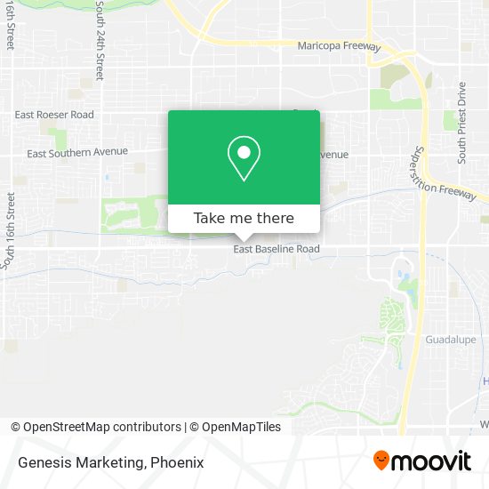 Genesis Marketing map