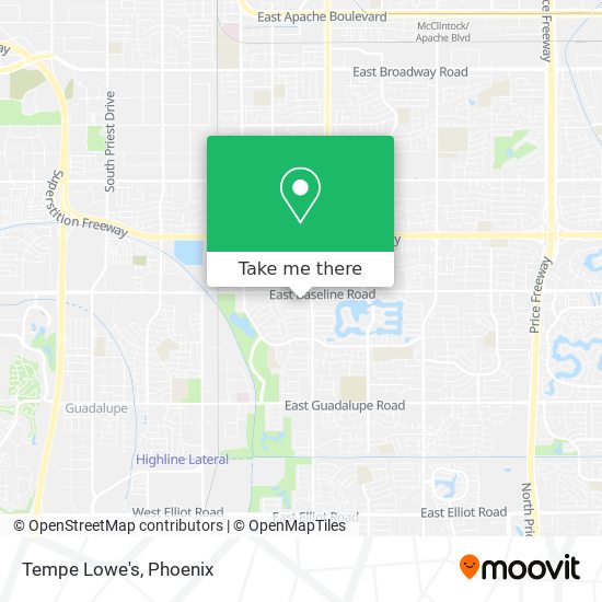 Tempe Lowe's map