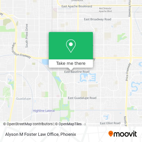 Alyson M Foster Law Office map
