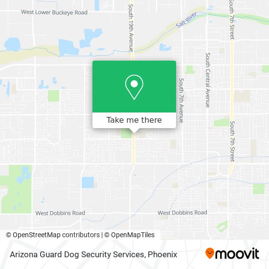 Mapa de Arizona Guard Dog Security Services