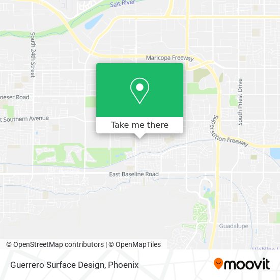 Guerrero Surface Design map