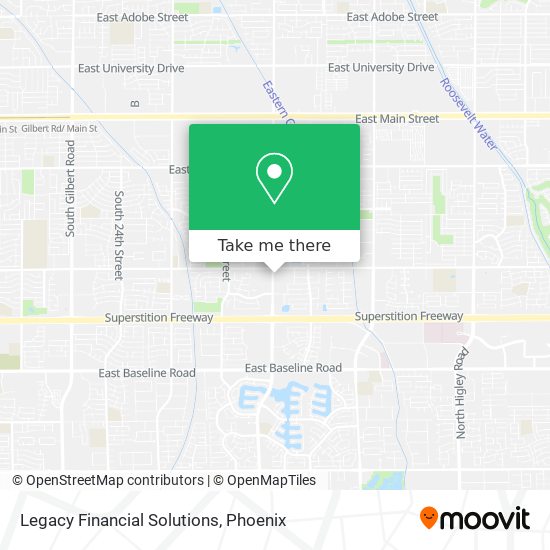 Legacy Financial Solutions map