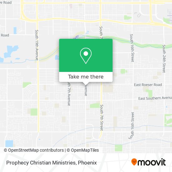 Prophecy Christian Ministries map