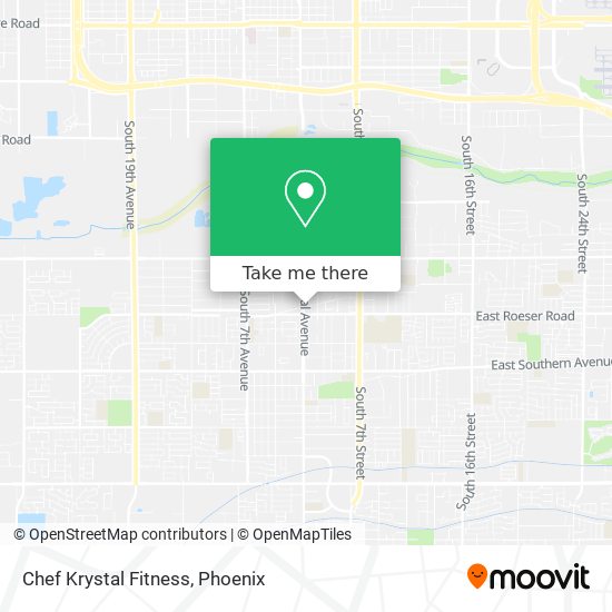 Chef Krystal Fitness map