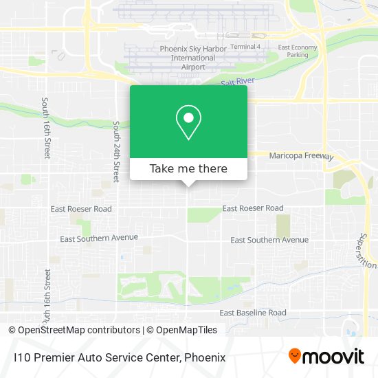 Mapa de I10 Premier Auto Service Center