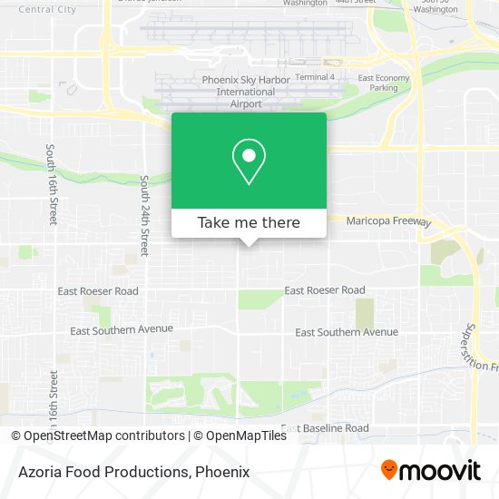 Azoria Food Productions map