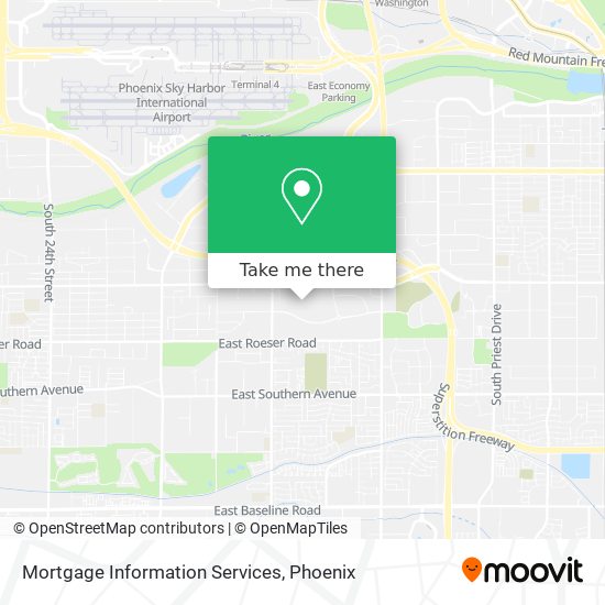 Mortgage Information Services map