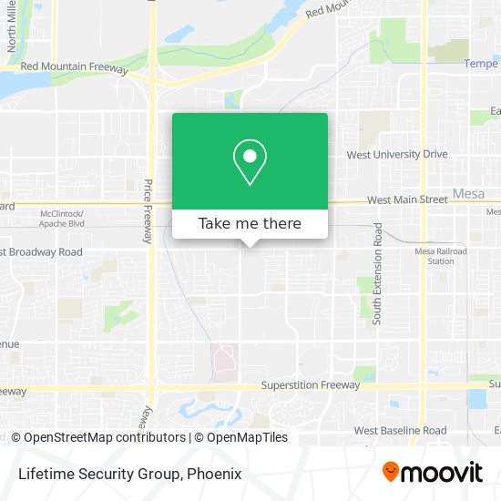 Lifetime Security Group map