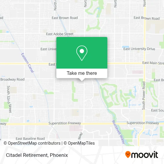 Citadel Retirement map