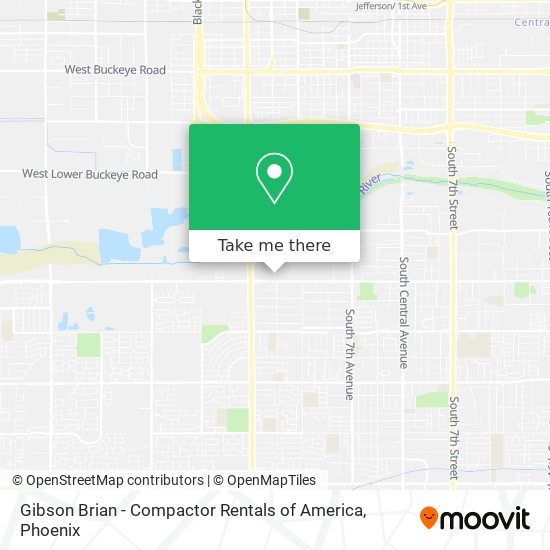 Gibson Brian - Compactor Rentals of America map