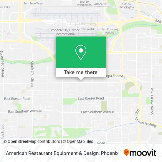 American Restaurant Equipment & Design map
