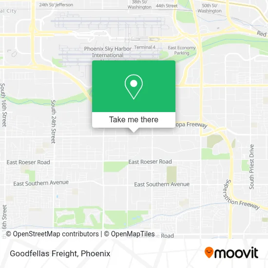 Goodfellas Freight map