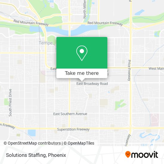 Solutions Staffing map