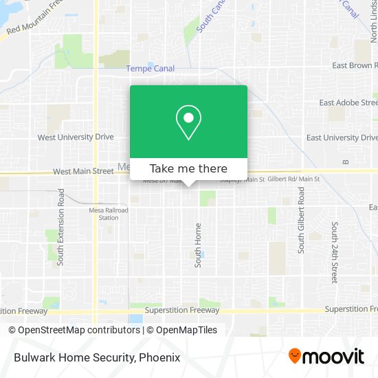 Mapa de Bulwark Home Security