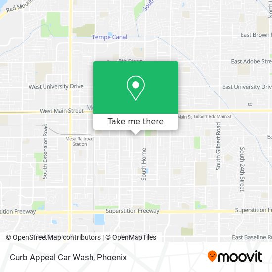 Curb Appeal Car Wash map