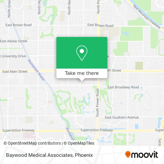 Mapa de Baywood Medical Associates