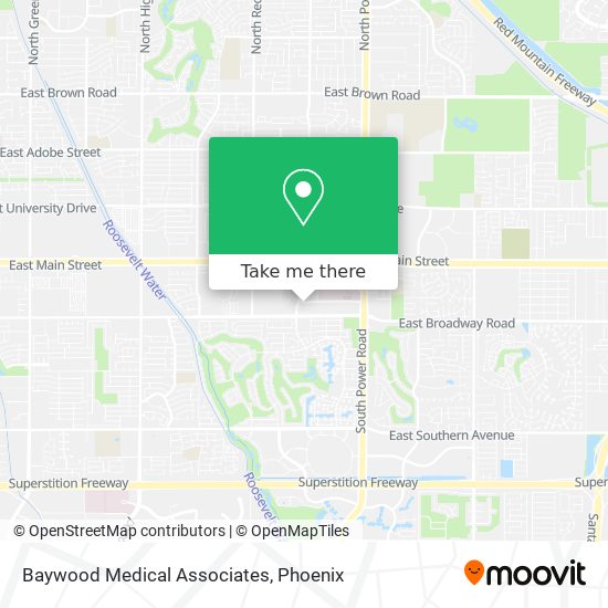 Baywood Medical Associates map