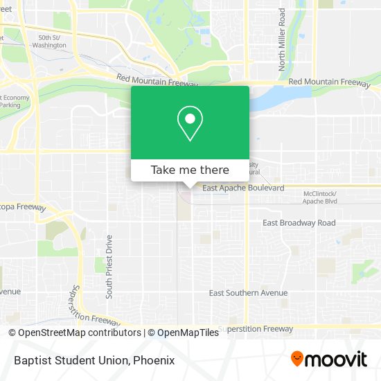 Mapa de Baptist Student Union