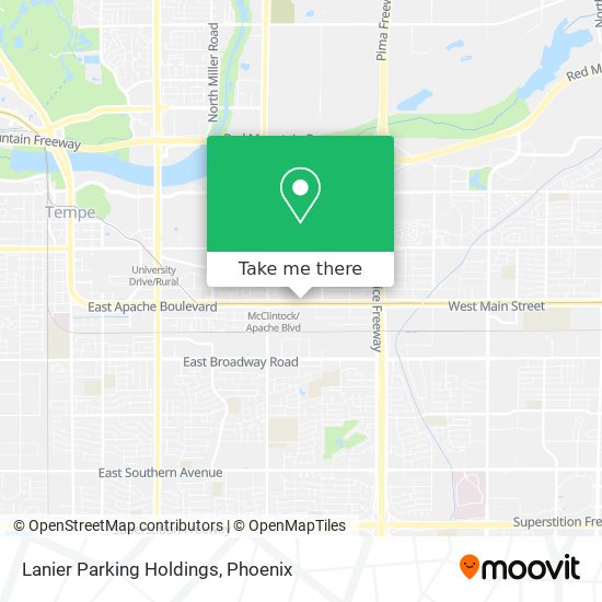 Mapa de Lanier Parking Holdings