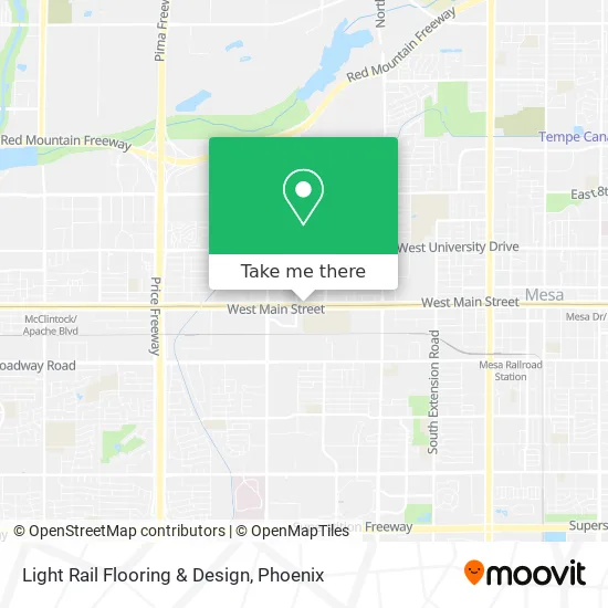 Light Rail Flooring & Design map